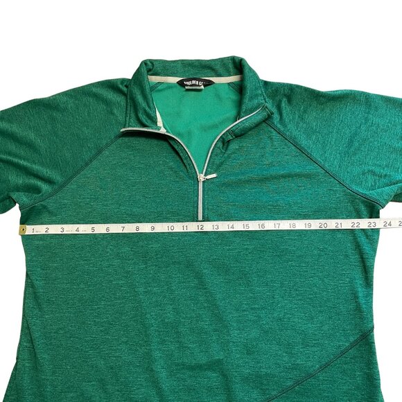 BOULDER GEAR QUARTER ZIP SWEATER WOMENS 2XL GREEN 2445R HEATHERED FLEECE OUTDOOR - Picture 8 of 9